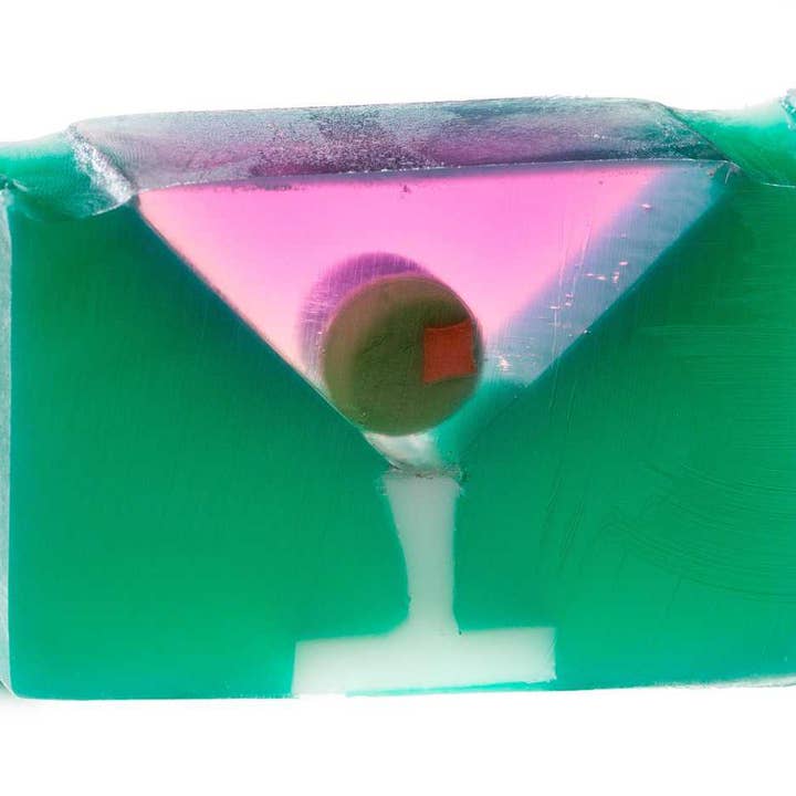 5.5 oz Martini Novelty Soap for wholesale by Soap By The Slice