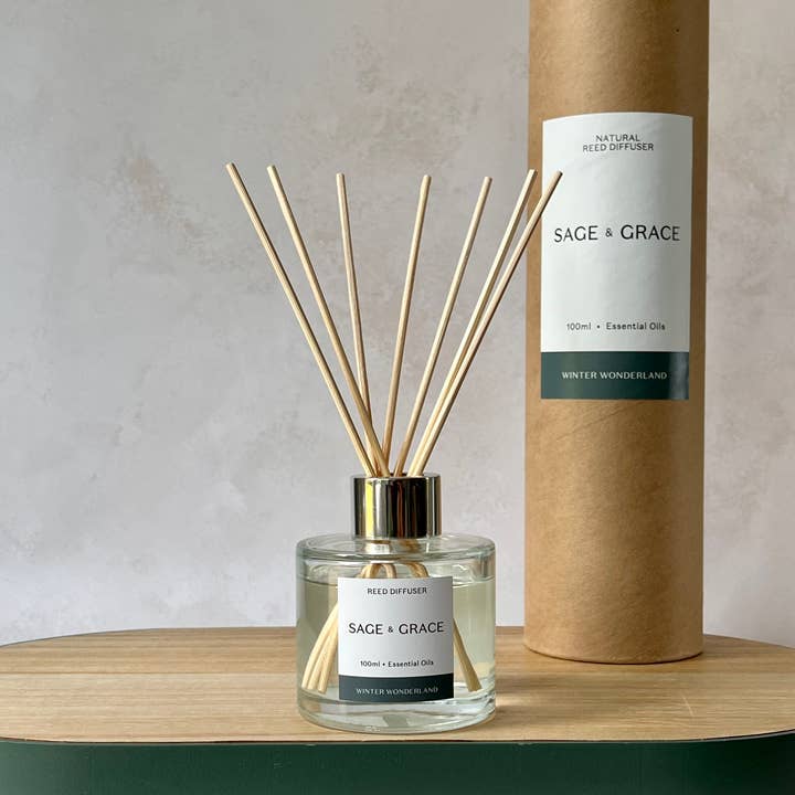 Winter Wonderland - Essential Oil Reed Diffuser for wholesale by Sage & Grace