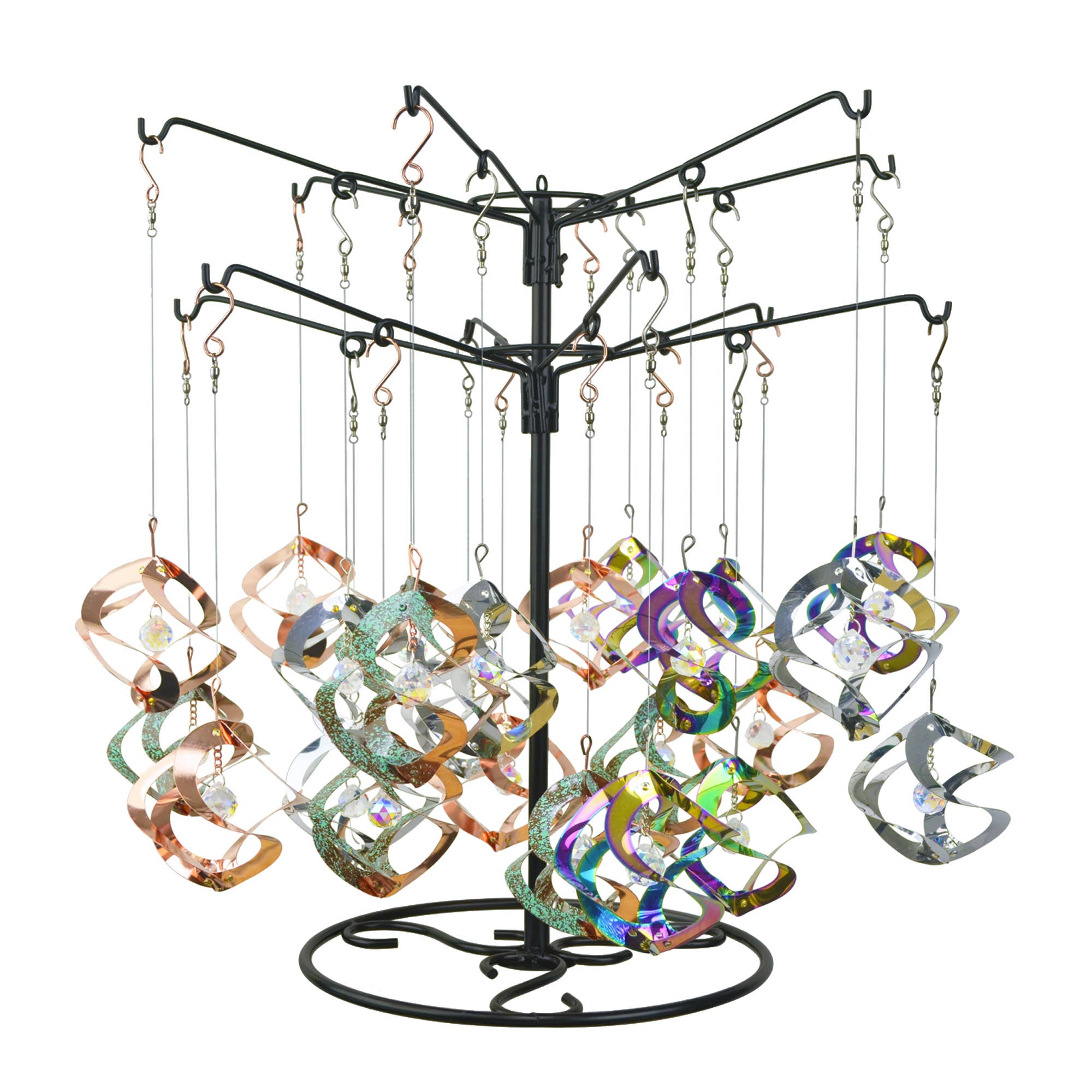 RCS Gifts - Wholesale Wind Spinner - Assorted Mini Cosmix Spinners w/ Display – 24 pc8