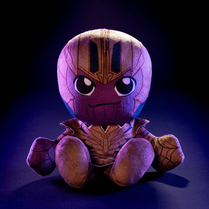 Uncanny Brands - Wholesale Stuffed/Plush Toy - Kids & Baby - Bleacher Creatures Marvel Thanos 8" Kuricha Sitting Plush