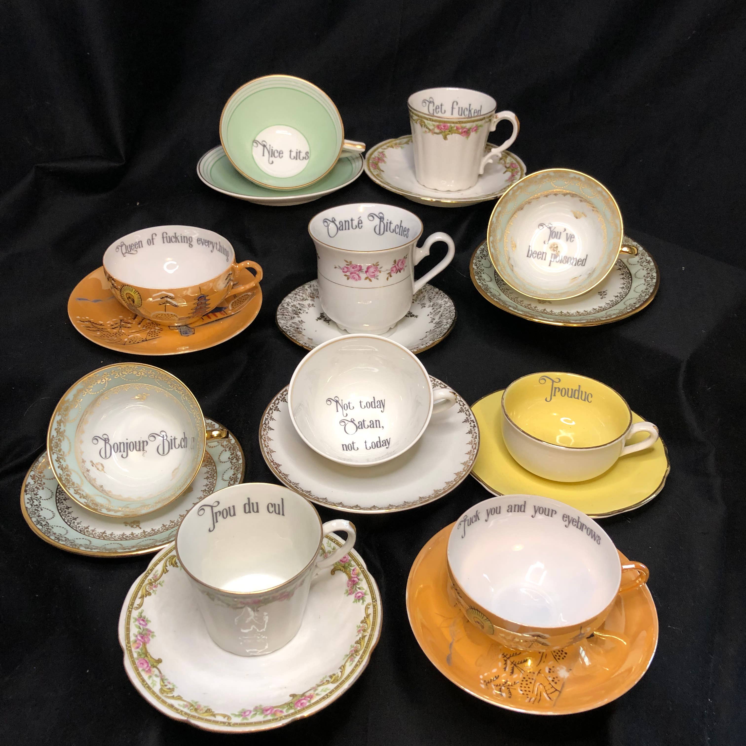Durrant & Dove - Wholesale Coffee/Tea Cup - The Durrant & Dove cup and saucer pack1