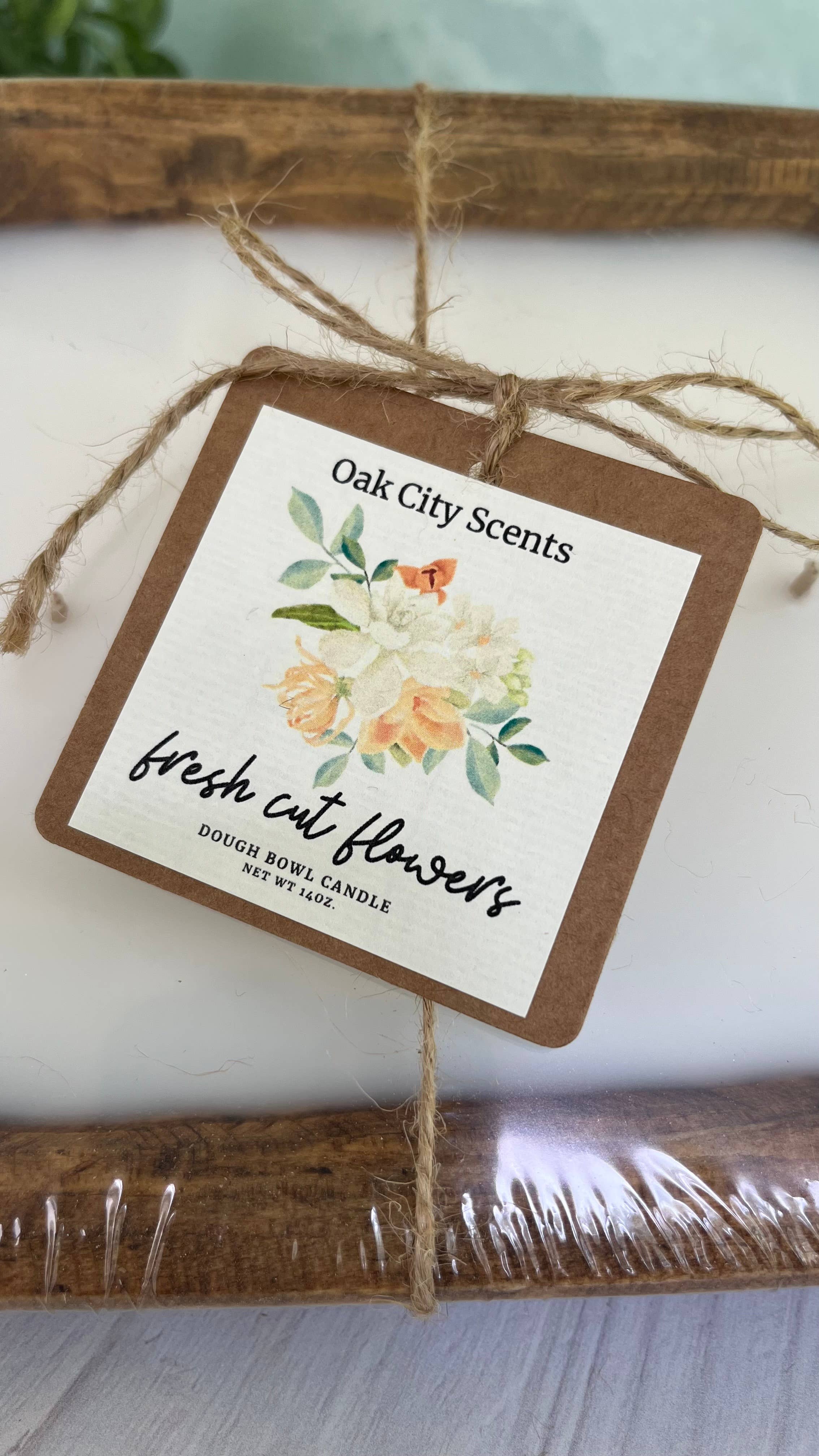 Oak City Scents - Wholesale Jar/Filled Candle -  Dough Bowl Candle 14 oz. Ready to Gift 6