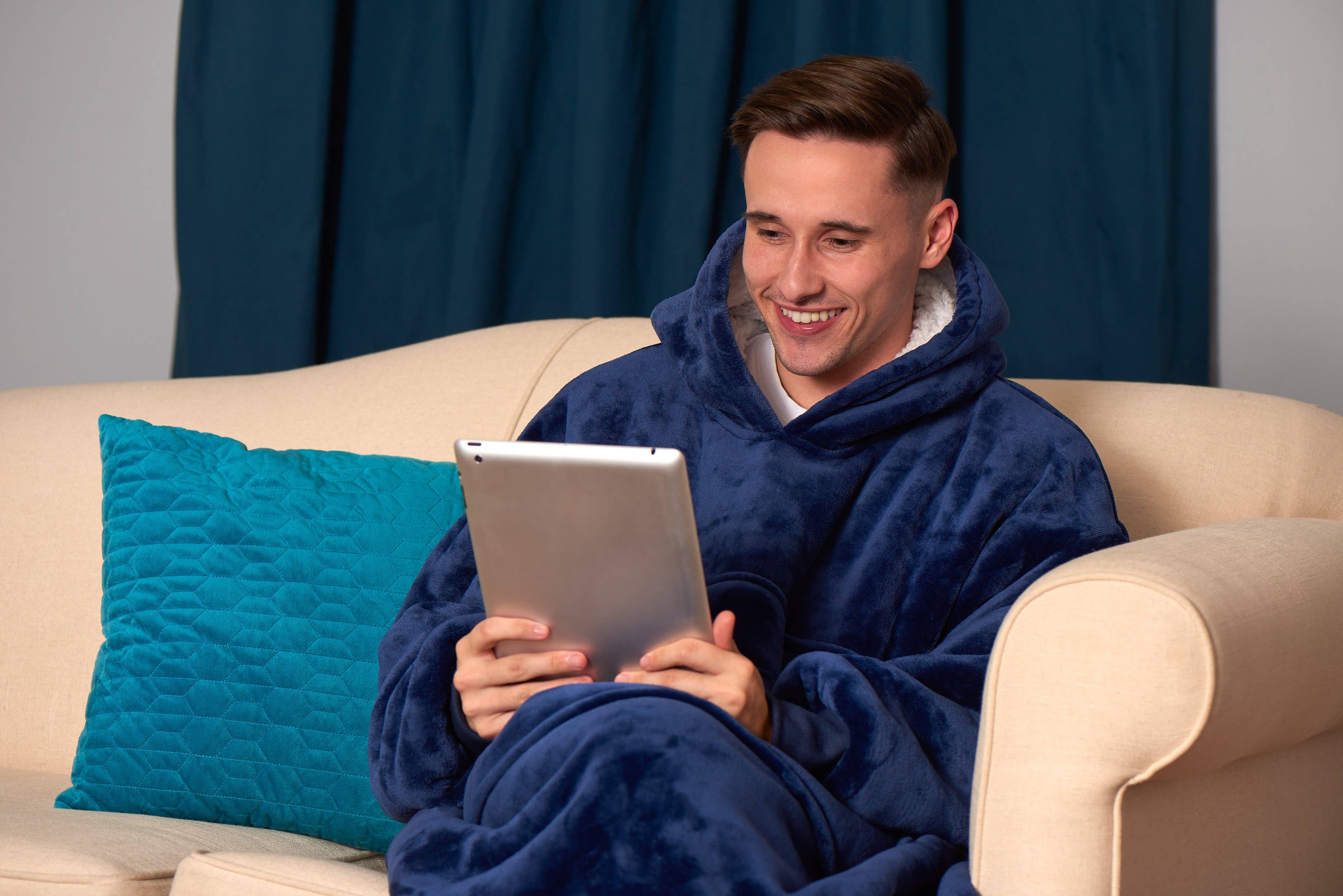 Snuggy – Großhandel Bademantel – Unisex – Snuggy - Navy Erwachsener8