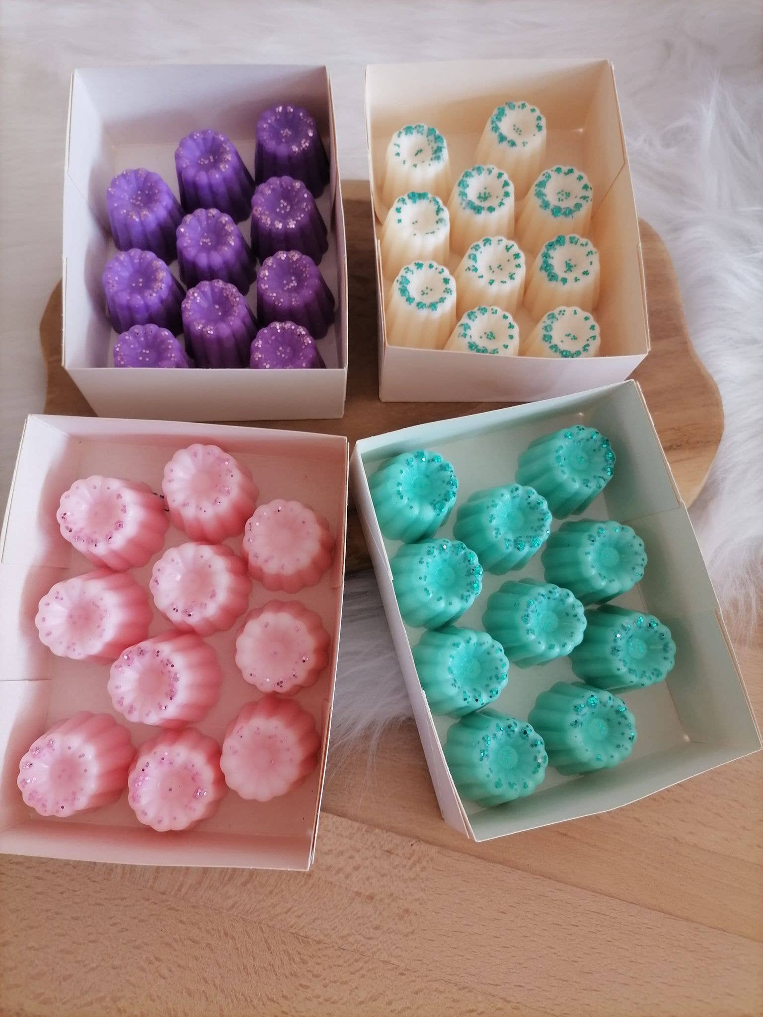 Rêves de gourmandises - Wholesale Wax Melt - Fluted perfumed fondants2