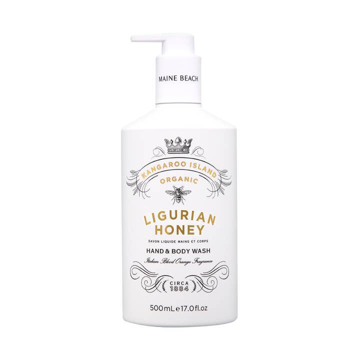 K.I. Ligurian Honey - Hand & Body Wash 17.0 fl. oz for wholesale by MAINE BEACH