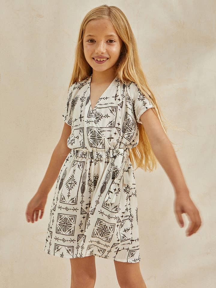 Lanzarote girls' printed jumpsuit for wholesale by Amaya