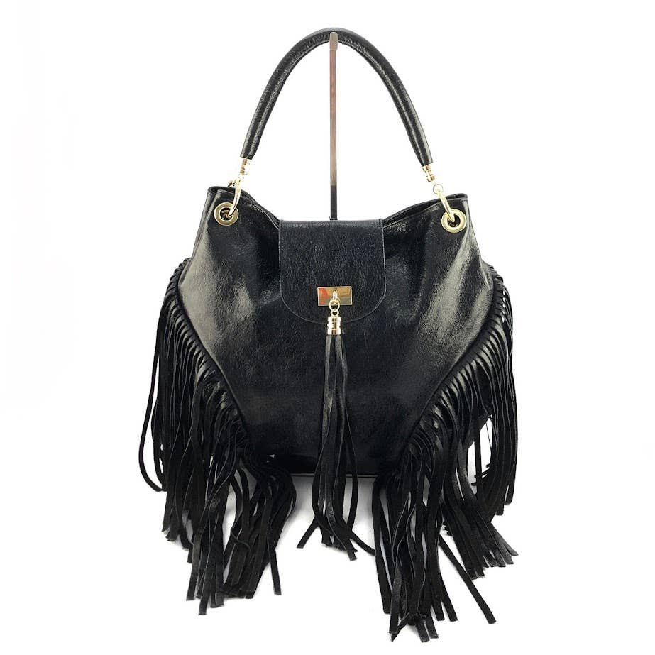 MILANO AMOUR - Wholesale Tote Bag - Women's - DOROTHEA LAMINATO FRANGE TOTE BAG7