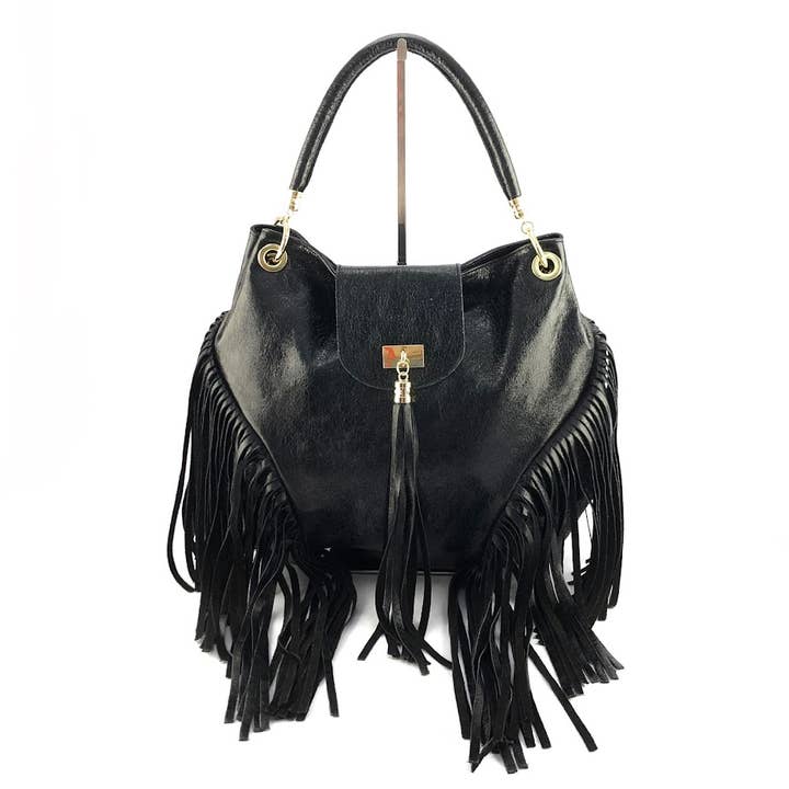 MILANO AMOUR - Wholesale Tote Bag - Women's - DOROTHEA LAMINATO FRANGE TOTE BAG7