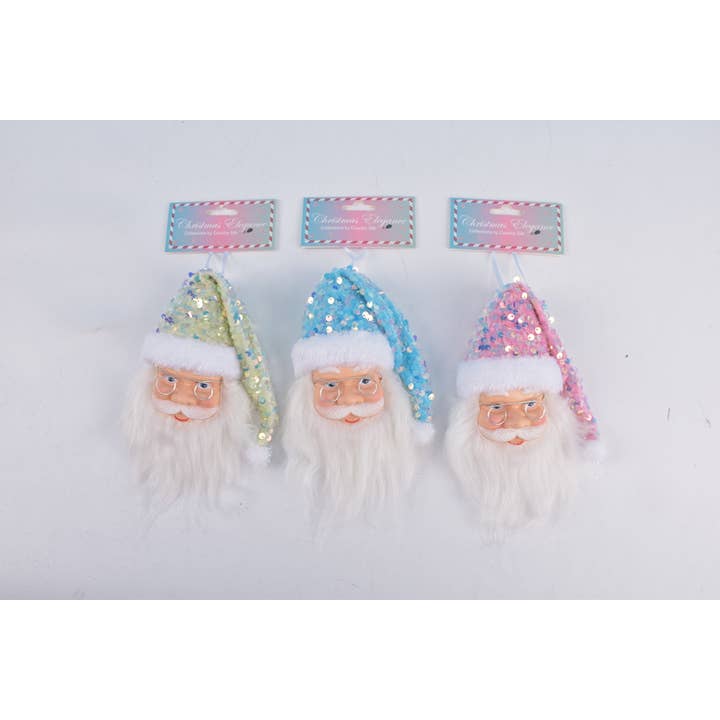 1PK SANTA HEAD for wholesale by Country Silk