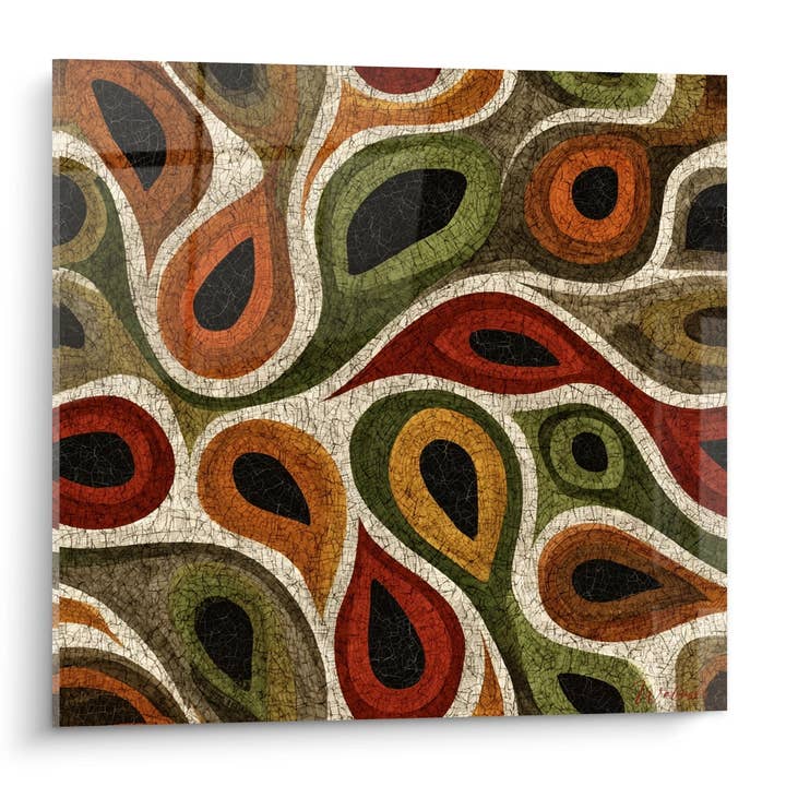 Ethnic Mosaic Table - Organic African Patterns - Abstract African Edition for wholesale by Walensky