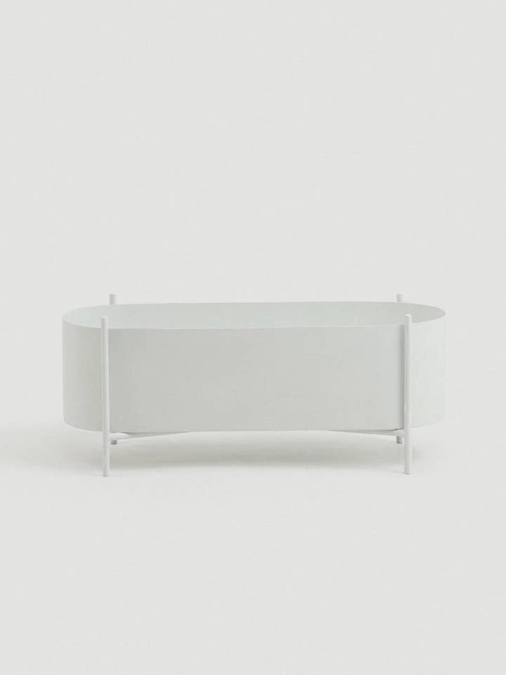 White Botanic Plant Box with Stand for wholesale by SUNNY HOME