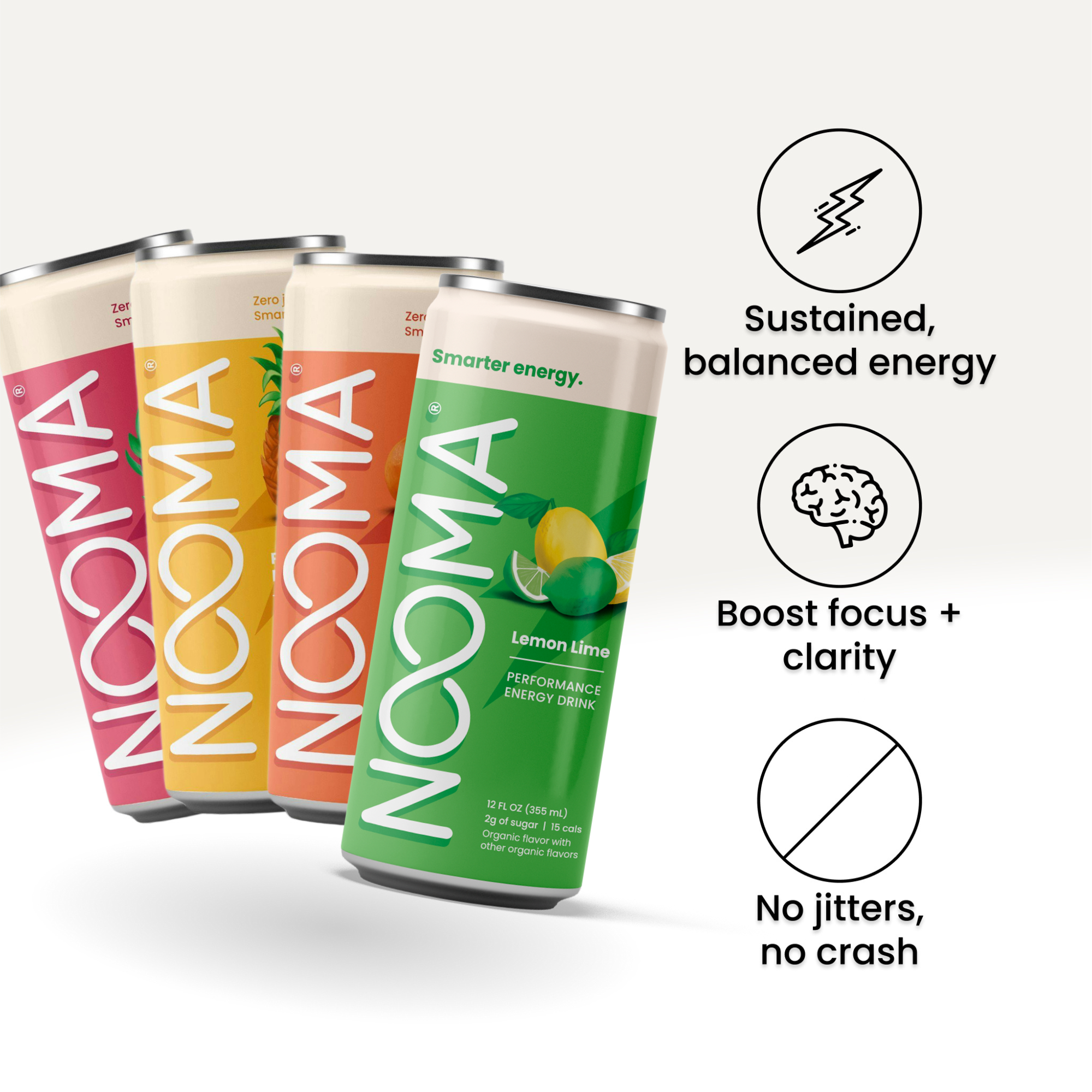 NOOMA - Wholesale Sports/Energy Drink - Performance Energy Drinks - Variety Case (12-Pack)4