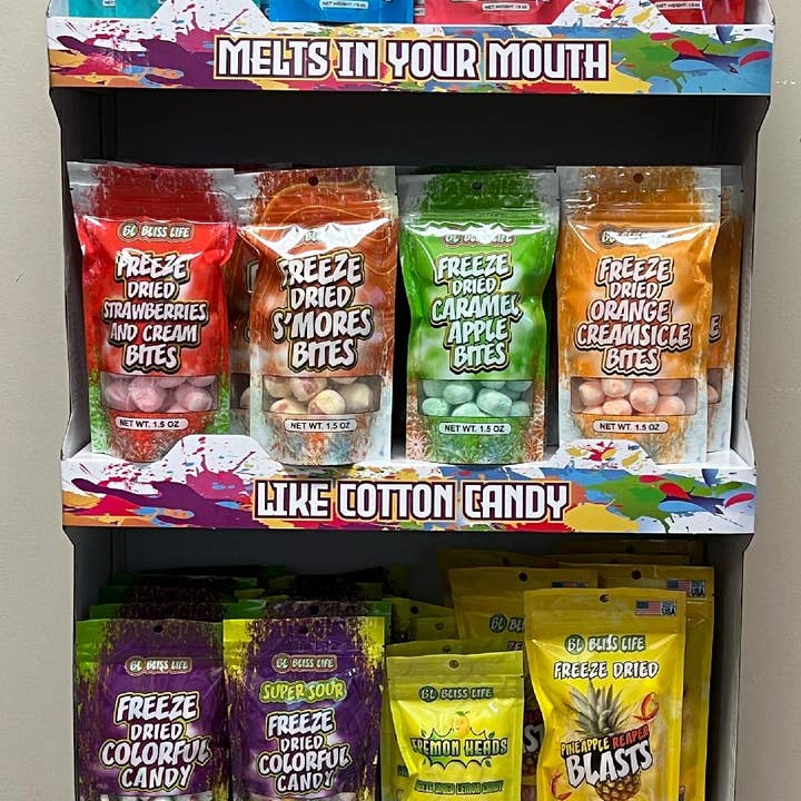 Display - 60 Count - Blasts Variety Pack for wholesale by Bliss Life