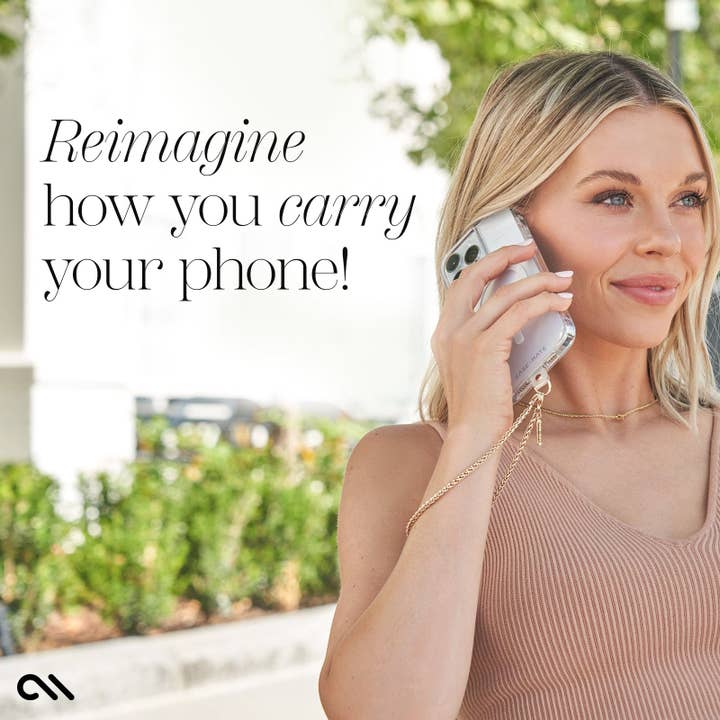 Dainty Gold Chain Phone Charm for wholesale on Faire5