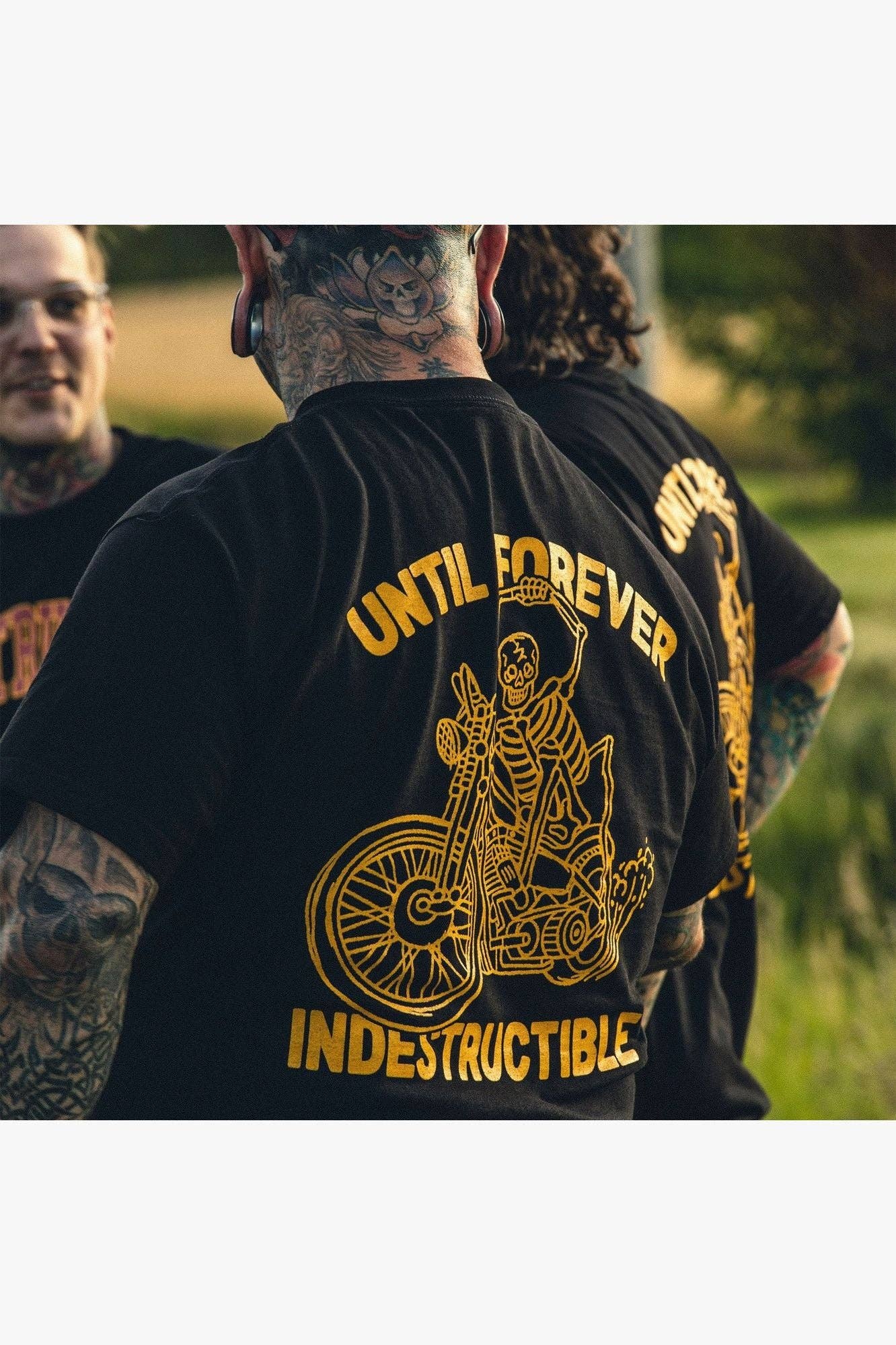 Indestructible MFG - Vendita all'ingrosso Maglietta serigrafata - Unisex - Maglietta Chopper Bones3