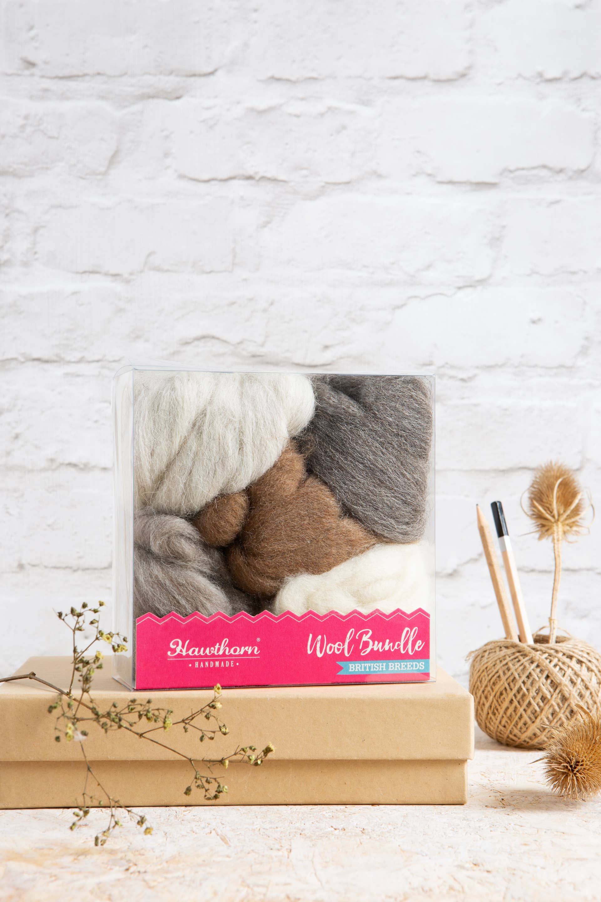 Hawthorn Handmade (US Duties Paid) - Vente Matériels de bricolage - Lot de Laine de Races Britanniques No.1 | Feutrage et Artisanat de Fibre2