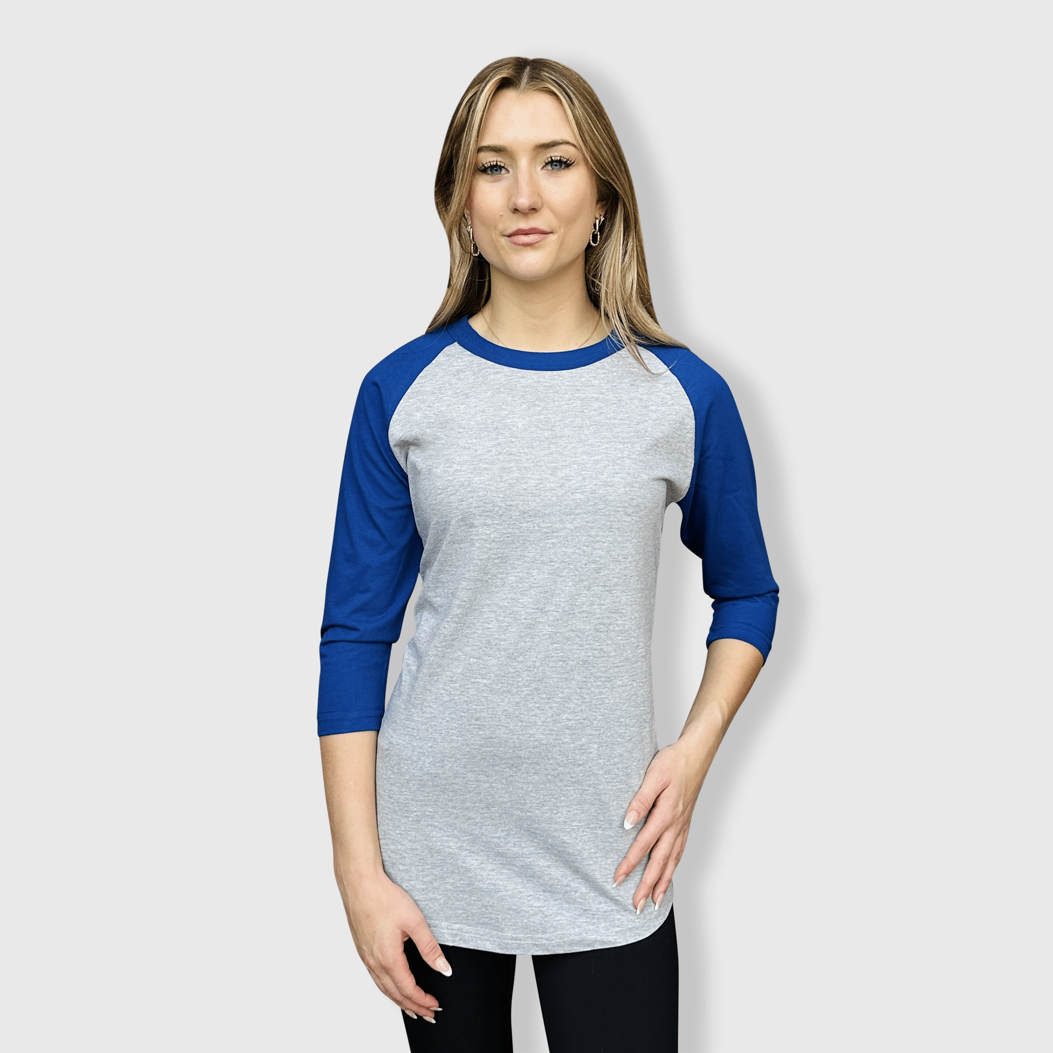 ILTEX Apparel - Vente T-shirt – femme - T-shirt de baseball adulte à manches raglan 3/4 - Plus de 35 couleurs45
