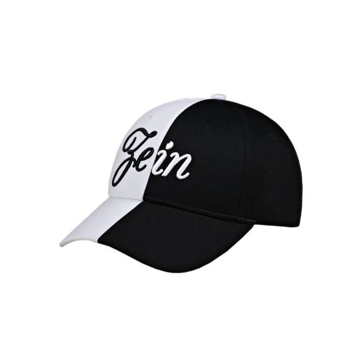 Zein – Engroshandel Baseballkasket - Unisex – Sort & Hvid Zein Cap
