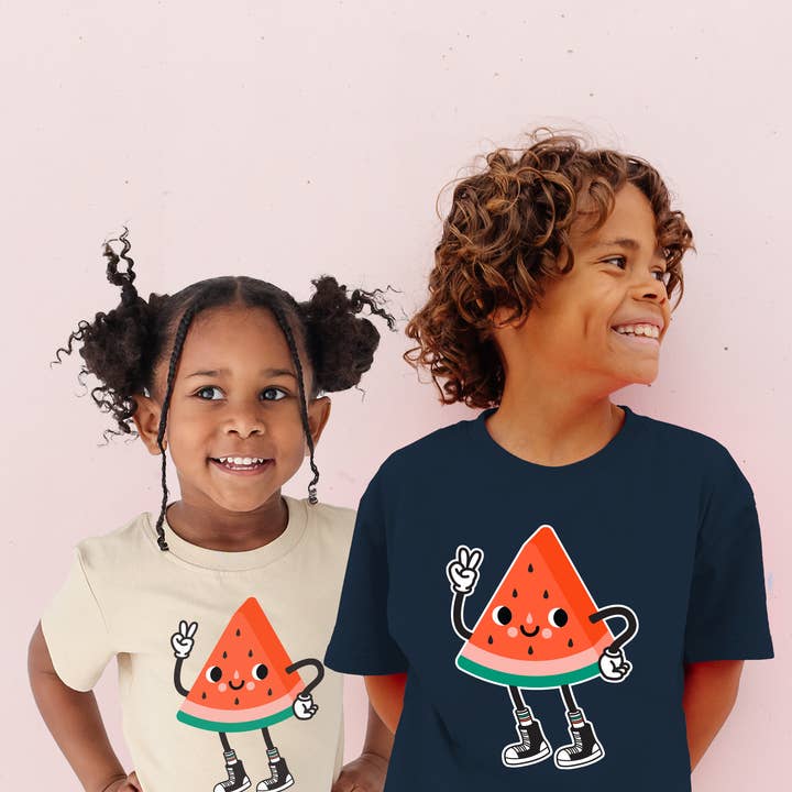 Kawaii Watermelon T-Shirt for wholesale by Whistle & Flute Clothing