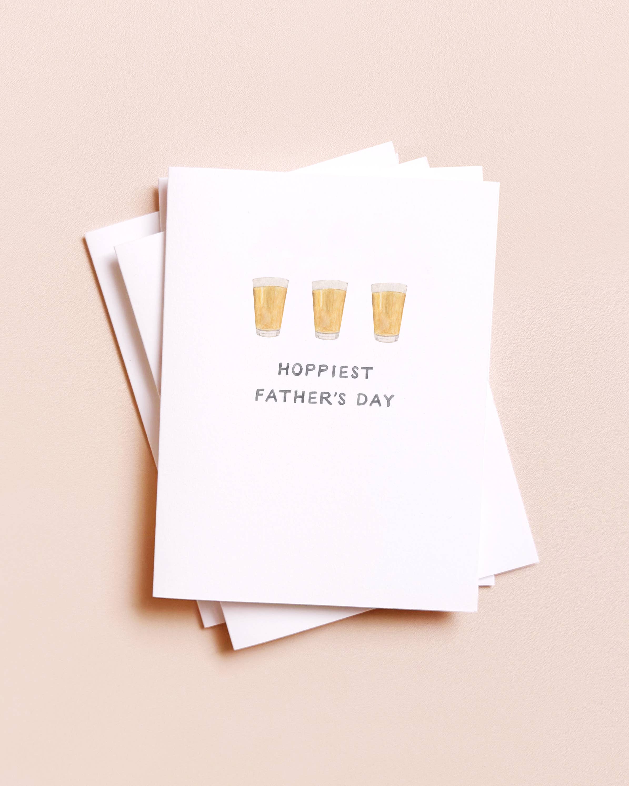 Amy Zhang - Wholesale Father's Day Card - Hoppiest Dad — Beer Pun Father's Day Card