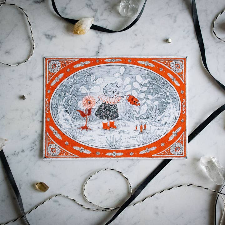 Po Yan Leung - Wholesale Art Print - "Watering Day" – Archival Art Print1