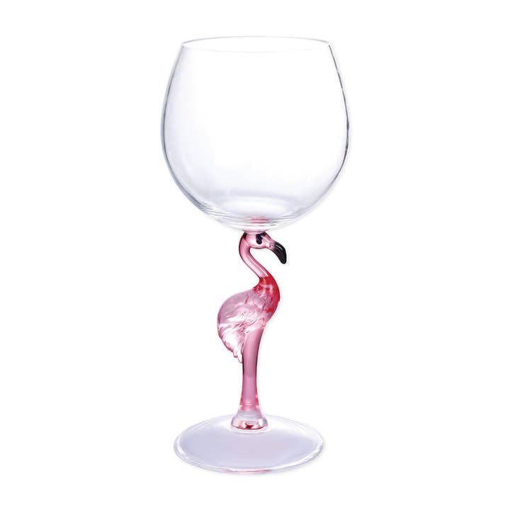 Supreme Housewares - Wholesale Wine Glass - Flamingo 20oz Acrylic Plastic Wine Glass5