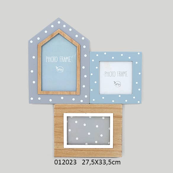 Polar Triptych Photo Frame 27.5 X 33.5 cm for wholesale by Faye