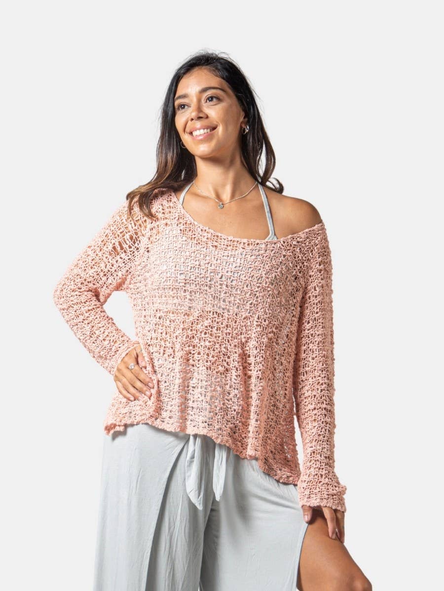 Hands To Hearts - Wholesale Tunic - Women's - Crocheted Long Sleeve Soul Warmer23