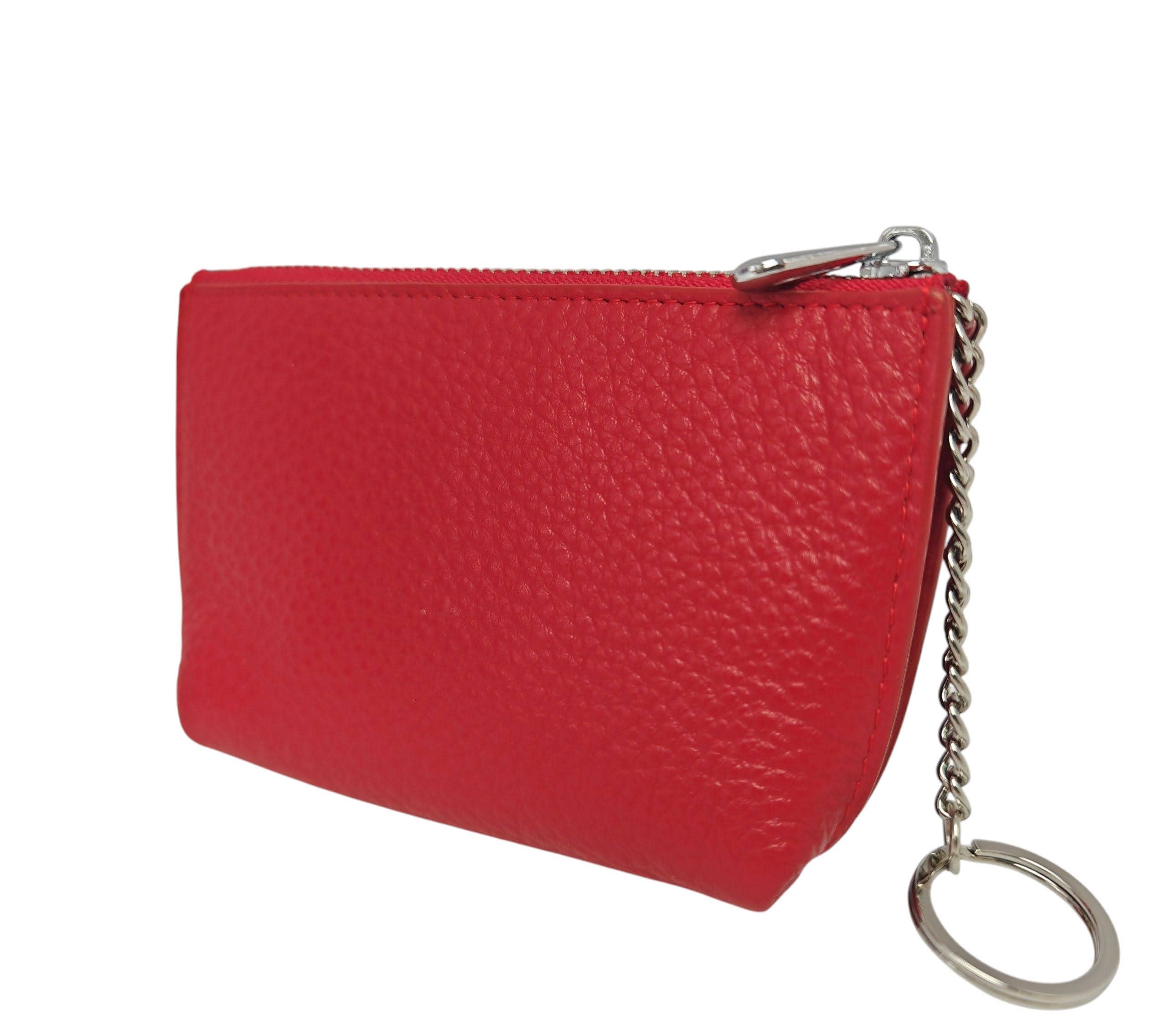 Superbia – wholesale Coin purse – Women’s – Genuine Leather Soft  Card Holder Note Purse with Ring Chain11