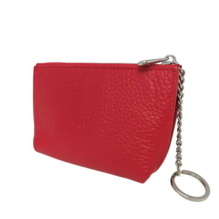 Superbia – wholesale Coin purse – Women’s – Genuine Leather Soft Card Holder Note Purse with Ring Chain11