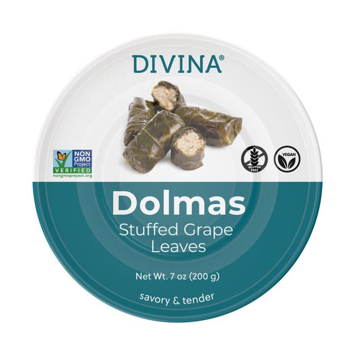 Divina - Wholesale Canned Vegetables - Dolmas, Stuffed Grape Leaves0