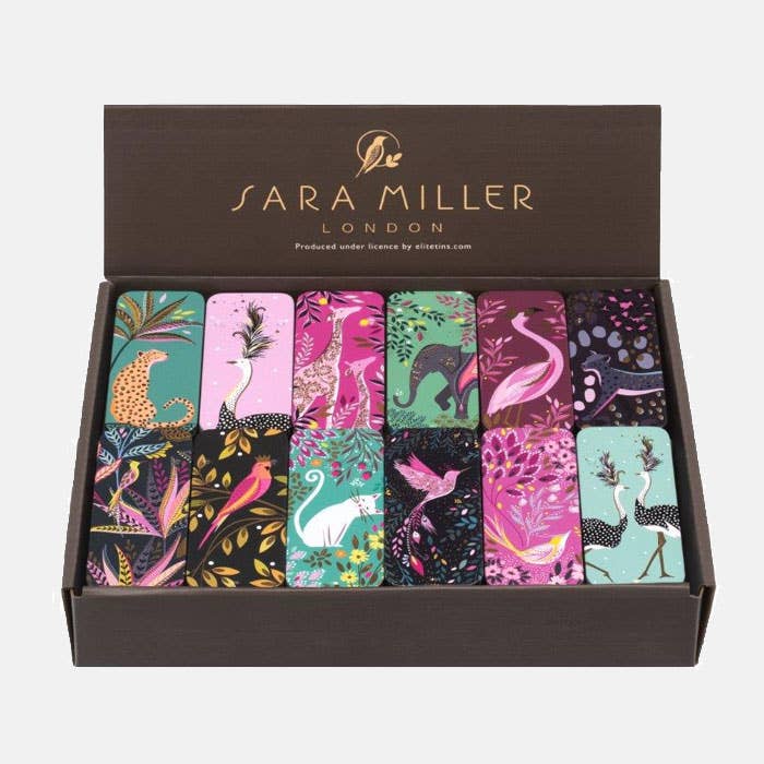 Savannah Slider Tins (12 Designs) - Case of 36 for wholesale by Sara Miller London