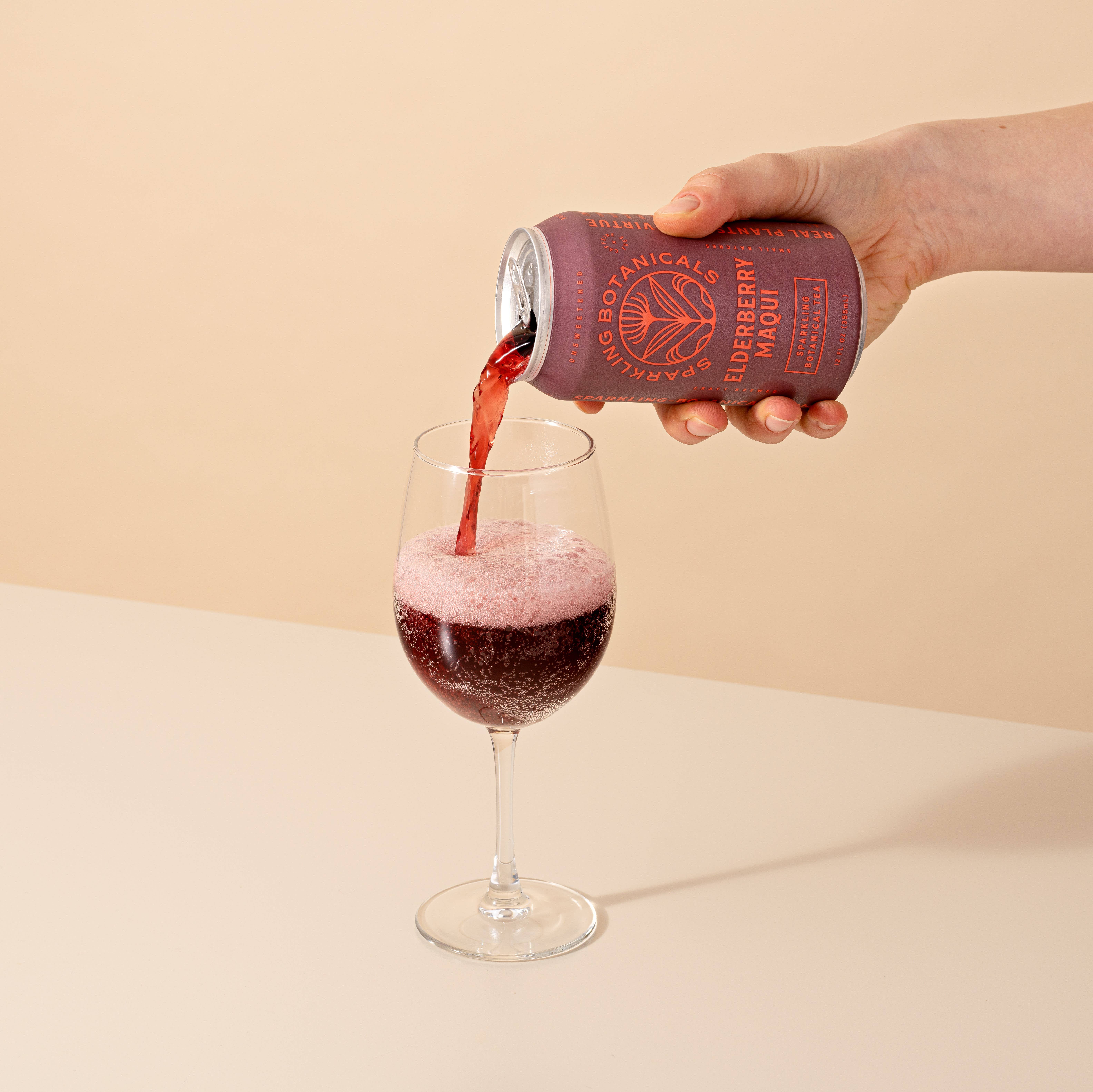 Rishi Sparkling Botanicals - Vente Sodas/boissons gazeuses - Maqui Sparkling Botanicals aux baies de sureau par Rishi Tea