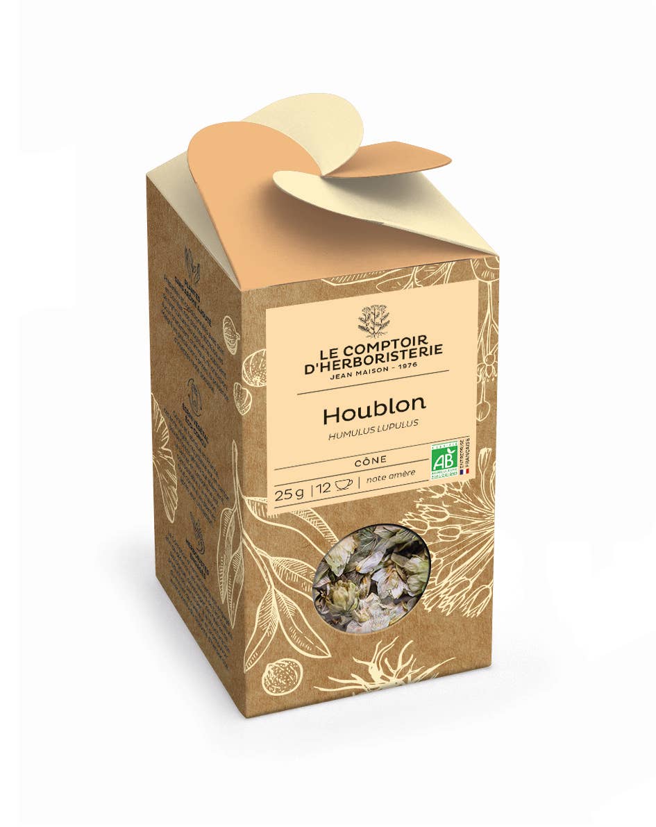 LE COMPTOIR D'HERBORISTERIE - Wholesale Health/Detox Tea - ORGANIC HOP INFUSION CONE 25G0