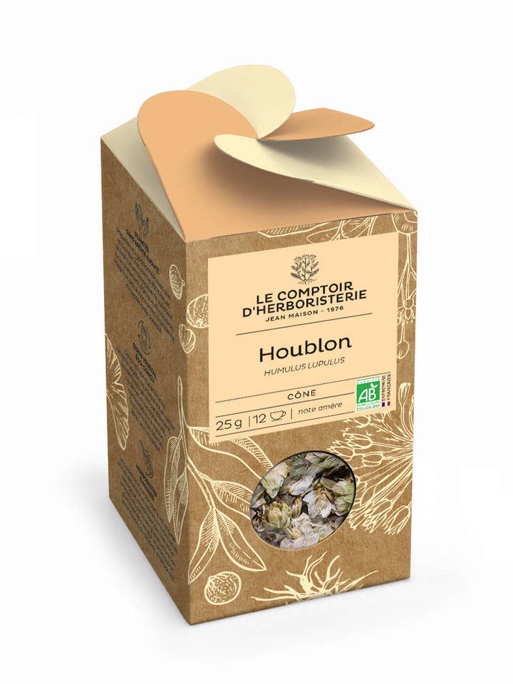 ORGANIC HOP INFUSION CONE 25G for wholesale by LE COMPTOIR D'HERBORISTERIE