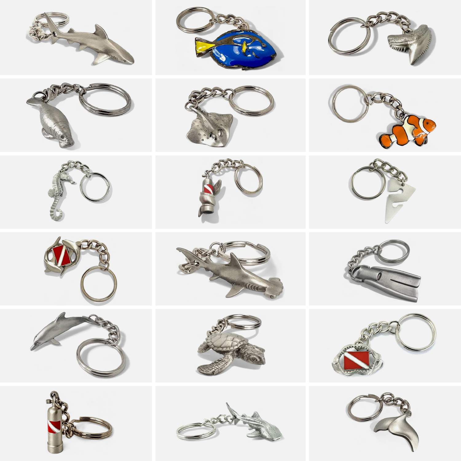 Big Blue by Roland St John - Wholesale Keychain - Unisex - Sea Turtle Keychain, Turtle Key Ring, Gifts for Ocean Lovers9