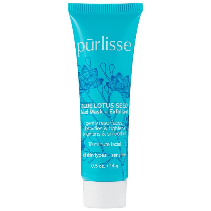 TRAVEL - Blue Lotus Seed Mud Mask + Exfoliant for wholesale by Purlisse Beauty