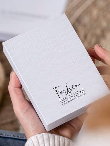 Card deck | Mindfulness | Impulse cards | Well-being | for wholesale by Das Glücksperiment
