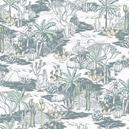 PAPIER COUCHÉ MURAL V106-3C « OASIS » pour la vente par ICH SL