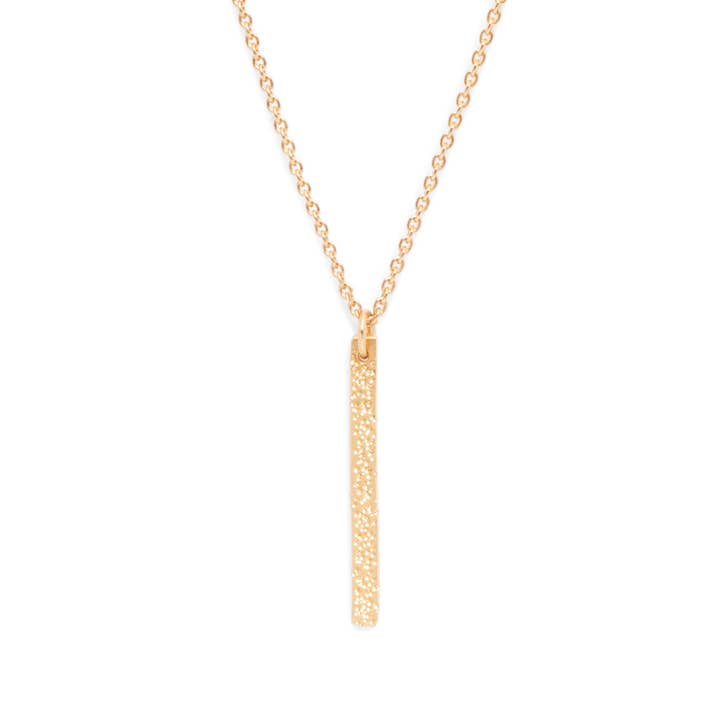Christina Kober Designs - Wholesale Pendant/Charm Necklace - MINI BAR NECKLACE | diamond dusted2