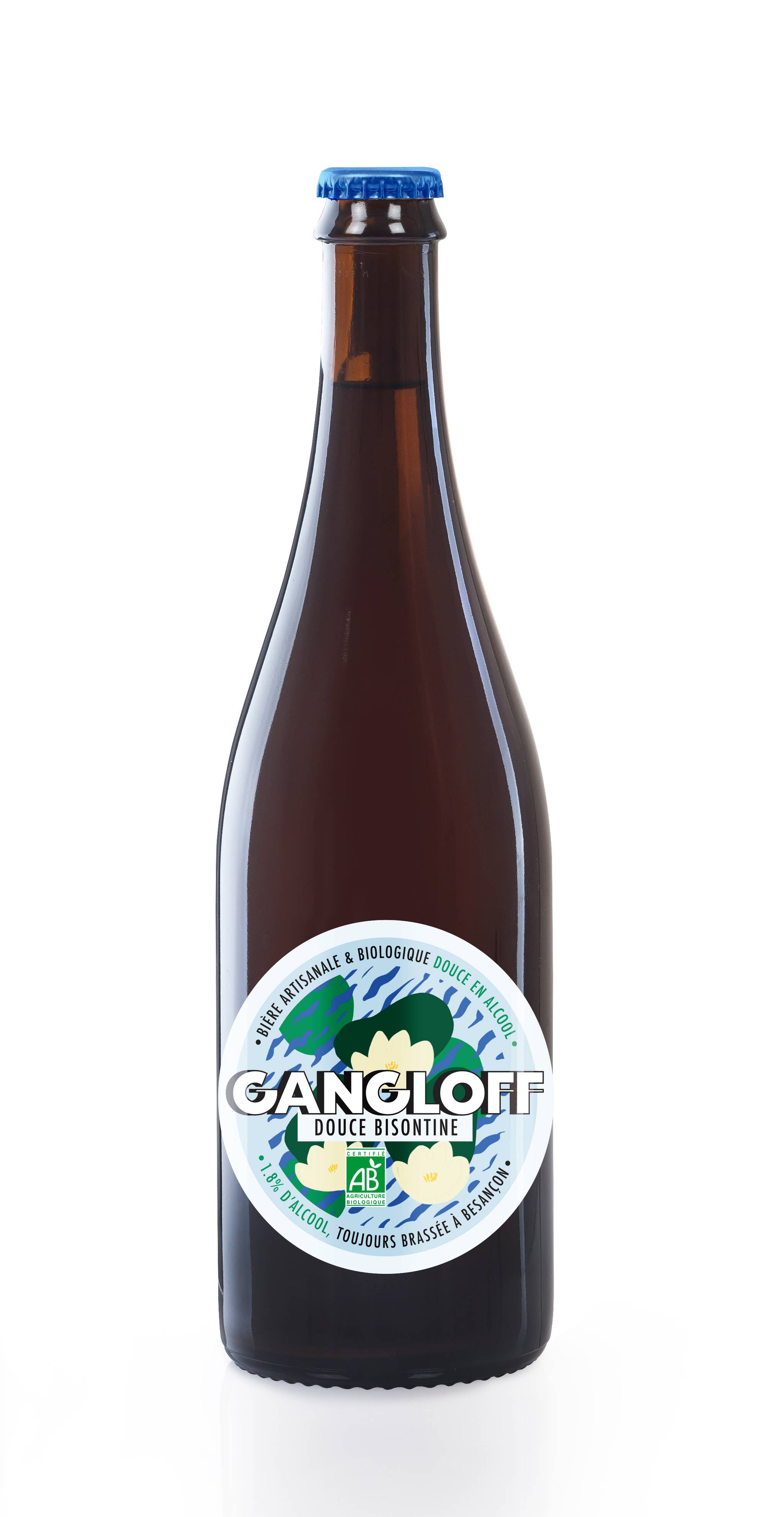 GANGLOFF - Wholesale Beer - Douce Bisontine - Organic Blonde Very Low In Alcohol - 75 CL0