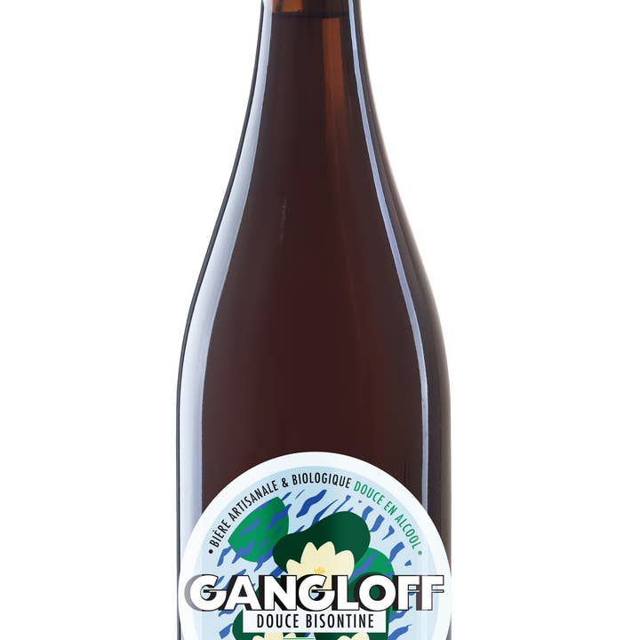 GANGLOFF - Wholesale Beer - Douce Bisontine - Organic Blonde Very Low In Alcohol - 75 CL