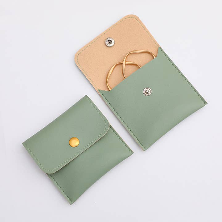 Logo Pouch - Wholesale Jewellery box/organiser - Vegan Leather Jewellery Bag - Retail Packs9