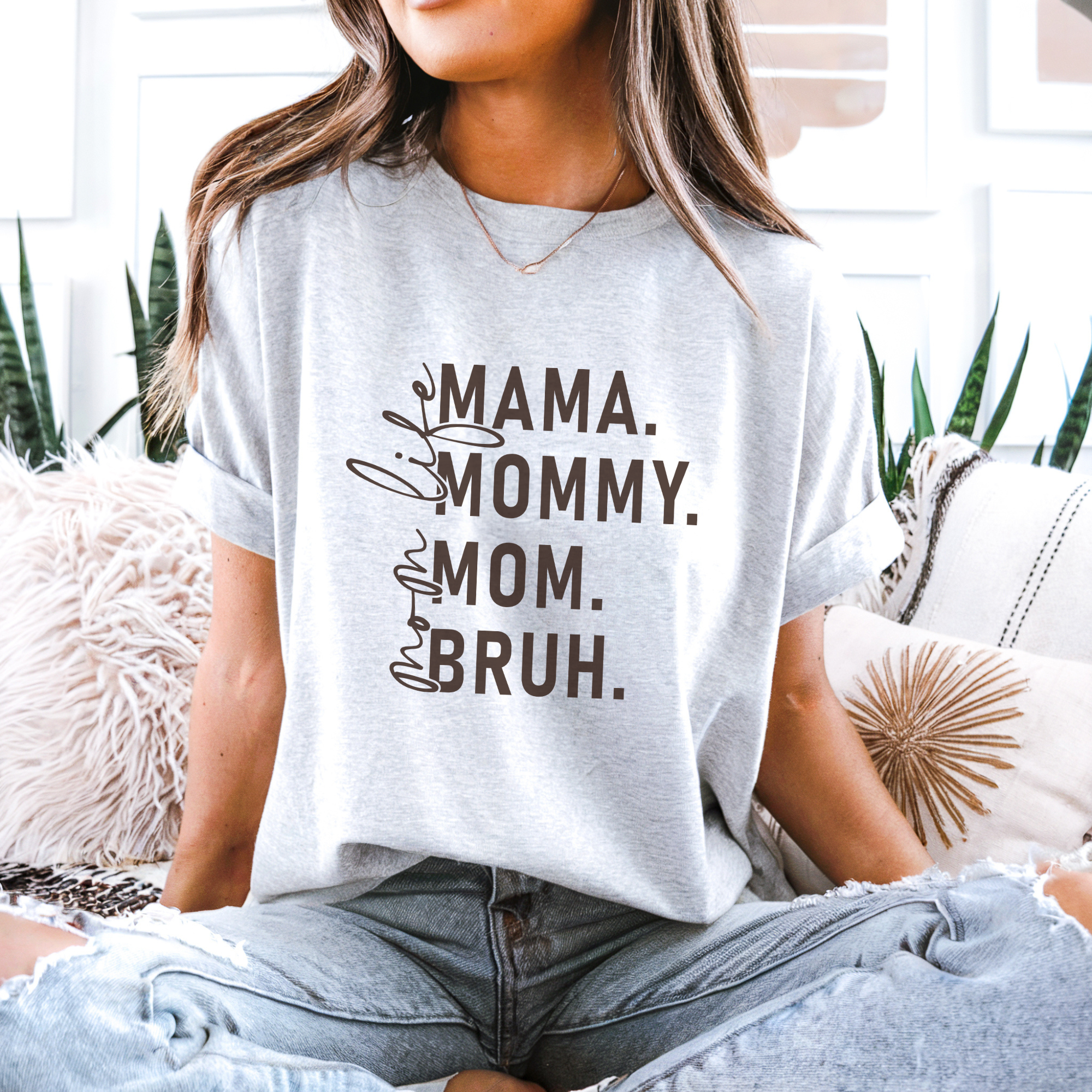 Trendznmore - Modern Graphic Apparel - Wholesale Screen Printed T-Shirt - Women's - Mom Life Mother's Day Graphic T-Shirt2