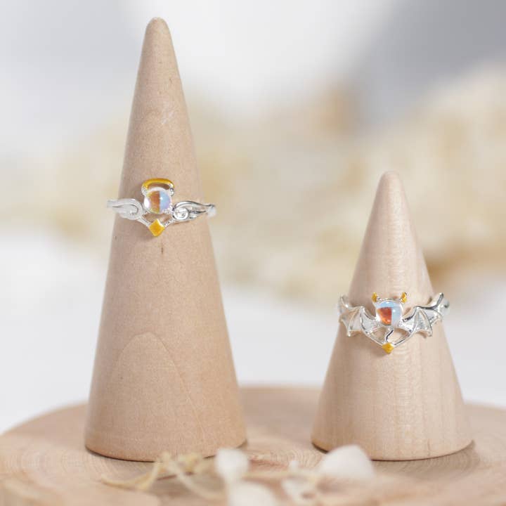 ANGEL/DEMON WING RINGS (ADJUSTABLE) for wholesale by Ashlen
