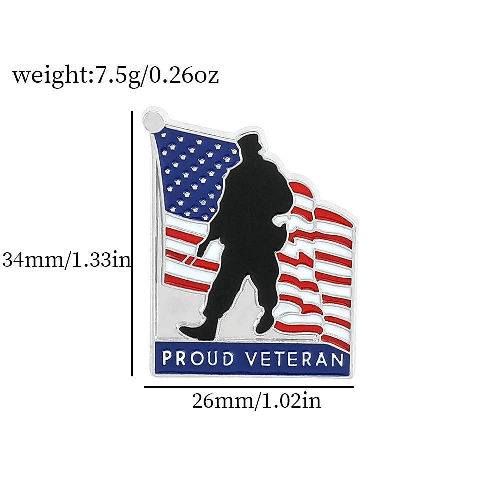 Tourtiwi - Wholesale Brooch - National Flag Theme Series Brooch Badge7