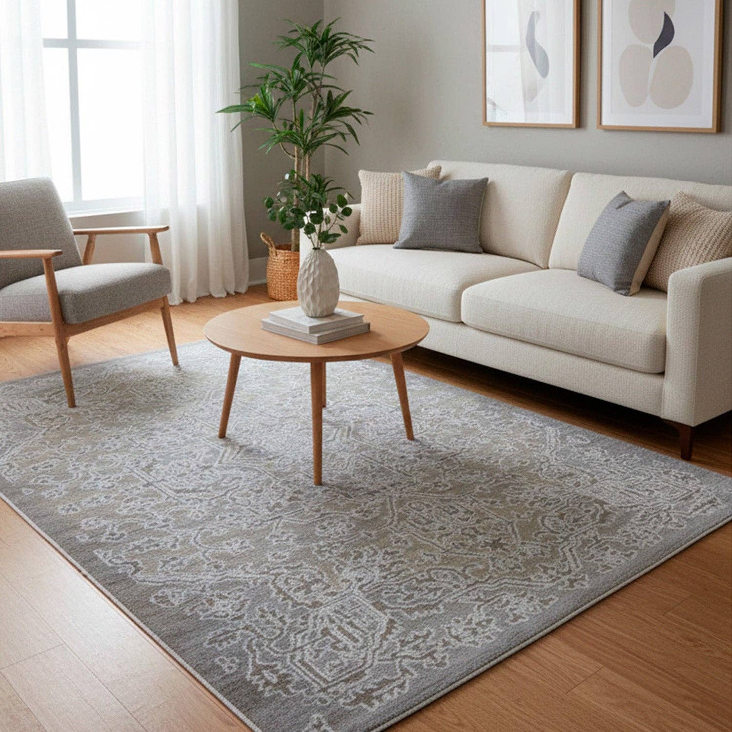 Rugura – Großhandel Teppichvorleger – Vintage-Effekt-Teppich0