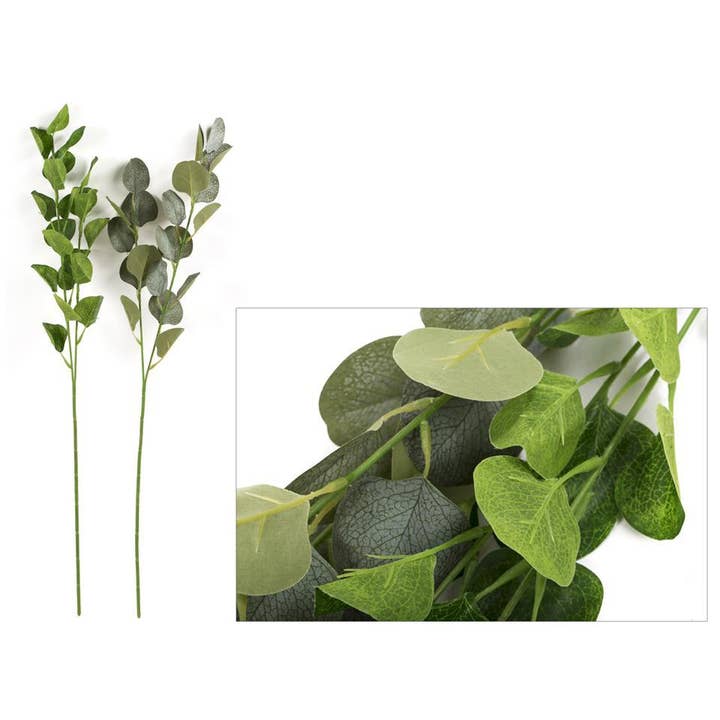 Truu Design Artificial Eucalyptus 28" Foliage Branch for wholesale by Truu Design