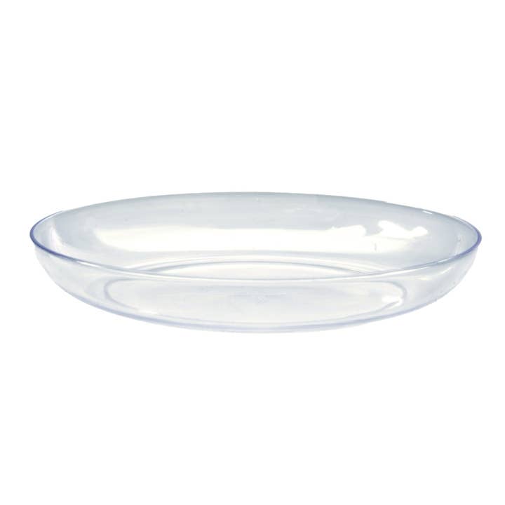 Jacobson - Wholesale Decorative Plate/Dish/Bowl - Clear Plastic Design Dish - Small - Box of 241
