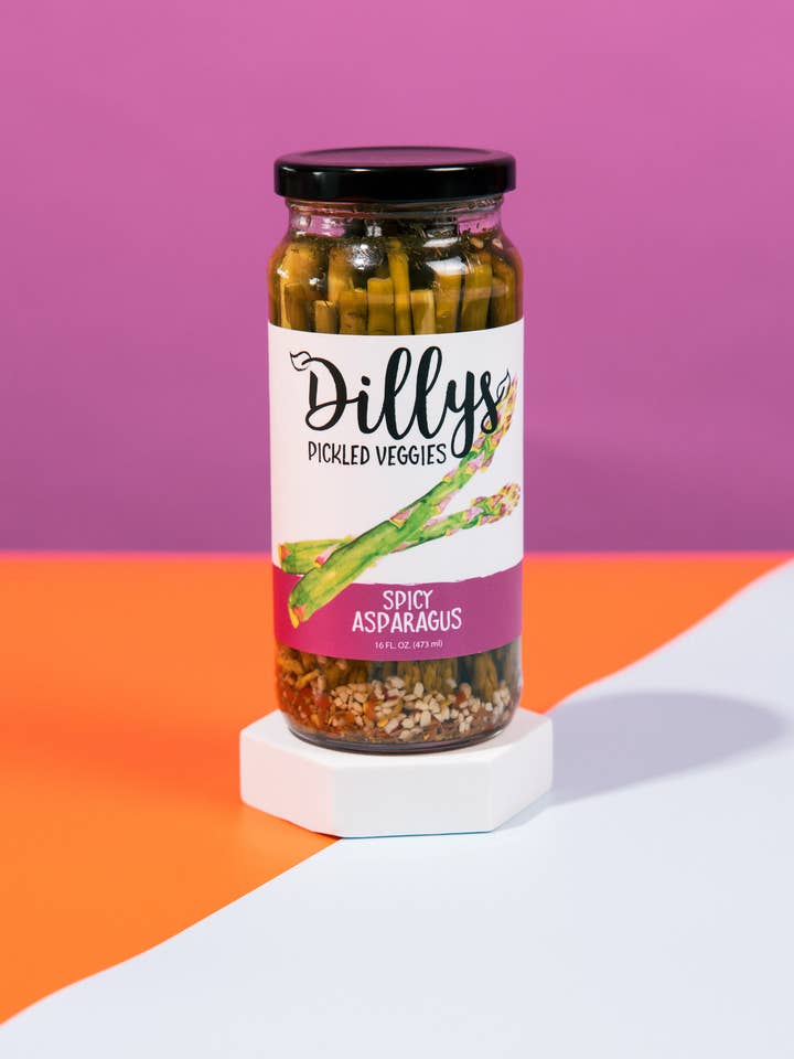 Spicy Asparagus for wholesale by Dillys Pickled Veggies
